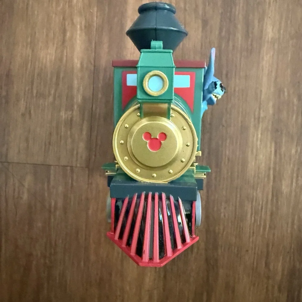 Disney Parks Stitch Train Pullback Toy Pull Back Car Railroad Vehicle Souvenir